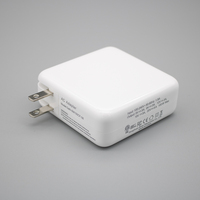 Pengisi Daya Cepat GaN Ringkas 100W dengan Colokan Universal yang Dapat Diganti Pengisian Daya USB C PD