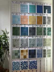 Mosaïque de verre de <span class=keywords><strong>style</strong></span> moderne pour la décoration murale de la salle de bain, mosaïque de verre pour la cuisine, artisanat DIY - Product Image 3