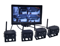 Firecroe HX-9001 vente en gros voiture inverse 360 système de caméra 4 canaux moniteur arrière caméra de voiture HD voiture Bus camion Kit de caméra de recul