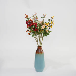 باقة ورد صناعية واقعية طويلة الأغصان مصنوعة يدويًا لتزيين المنزل أو حفلات الزفاف أو الفنادق أو الحدائق أو حفلات التخرج - Product Image 1