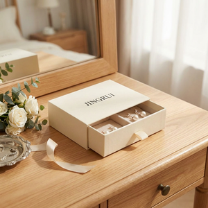 Premium Custom Logo Print Luxury Rigid <b>Paper</b> Box Custom Size Craft Gift Packaging Cosmetic Jewelry High End Recycled Materials - Product Image 1