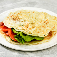 Vente en gros de crêpes croustillantes surgelées, prêtes à cuisiner, en vrac, pour la préparation de snacks chinois traditionnels sucrés, acceptation des commandes OEM, sac de farine de blé primaire
