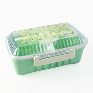 <b>Lunch</b> <b>Box</b> Single Layer Divider Microwave Safe Rectangle Bento <b>Box</b> For Office Worker Student - Product Image 5