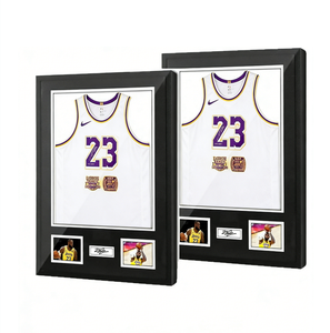 Exhibidor de Camisetas de Fútbol para Fanáticos <span class=keywords><strong>del</strong></span> Deporte, Soporte de Pared para Camisetas Firmadas de Jugadores Estrella, Colección de la Copa <span class=keywords><strong>Mundial</strong></span> de Fútbol - Product Image 1