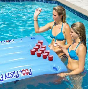 Mart personnalisé et en gros adulte <span class=keywords><strong>piscine</strong></span> flotteur gonflable <span class=keywords><strong>bière</strong></span>-<span class=keywords><strong>pong</strong></span> <span class=keywords><strong>piscine</strong></span> flotteur gonflable eau jouet - Product Image 2