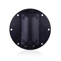 Haut-parleur à ruban de 4 pouces, 8 ohms, 30 W, en aluminium, pour cinéma maison, scène, avec design ABS