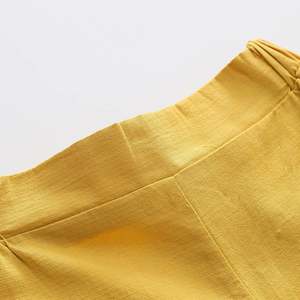 Pantalones de chándal de algodón para bebé niña, pantalones cortos de tela de rizo, ropa de bebé, fabricante chino - Product Image 4