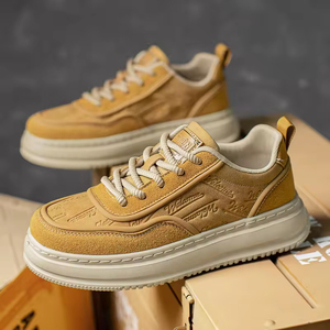 Zapatos Casuales para Hombre con Suela Gruesa Multifuncional, Estilo Retro Moderno, Aumentan la Estatura, Suela Suave, Ligeros, Deportivos - Product Image 4