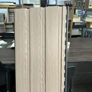 Plafond soffite en bois PVC solide et panneau d'avant-toit Fascia plafond tendu utilisé panneau mural extérieur - Product Image 6