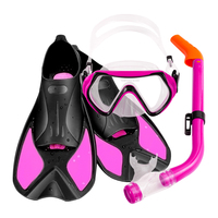 Équipement de natation et de plongée pour enfants de haute qualité et accessoires ensemble d'équipement de plongée avec palmes de tuba et masque