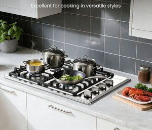 Precio de Fábrica al por Mayor, Cocina Portátil de 4 Quemadores, Utensilios de Cocina, Superficie de Acero Inoxidable, Estufa de Gas, Cocina <span class=keywords><strong>ACCD</strong></span> - Product Image 1