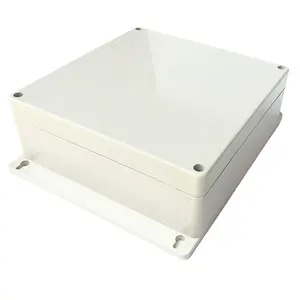 192*188*70mm Outdoor ABS/PC Plastic Waterproof The Junction Box Cover with Flange Ear Hard Surface Outlet Factory Customized