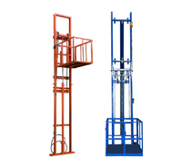 Monte-charge vertical certifié CE, petit élévateur de fret hydraulique électrique pour entrepôt, hauteur de levage 4m 8m