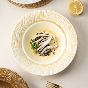 Juego de Platos de Cerámica Artesanal con Esmalte YAYU, Vajilla Beige para Restaurante y Hotel, Fabricante Personalizado - Product Image 1