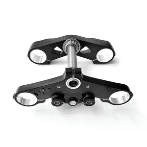 Ensemble de support de fourche inférieur/supérieur et de tige de fourche usinées CNC en alliage d'aluminium pour Harley-Davidson CVO Road Glide 121 - Product Image 1
