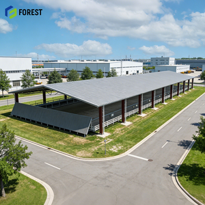 อาคารเหล็กสำเร็จรูป 80x80x18 มินิ แข็งแรงสูง ปรับแต่งได้ โครงสร้างกริดขนาดใหญ่ สะอาด ทันสมัย ดีไซน์โมเดิร์น แบบคงที่ - Product Image 1