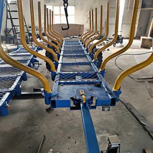 Offre Spéciale 6ton Tracteur Power Timber Trailer Log Trailer avec 4.7m de longueur Grue Log Trailer avec bras - Product Image 4