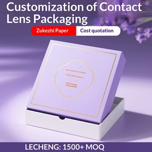 Custom Printed Contact Lens <b>Boxes</b> for Colored Contacts, Gift Packaging & Branding - Product Image 3