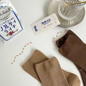 Women Slouch <b>Socks</b> Mid-Calf Solid Color Polyester Warm Non-Slip Quick-Drying Casual <b>Socks</b> For Autumn Winter - Product Image 3