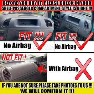 Nouvelle étagère de voiture pour compartiment passagers avec capot de ventilation pour Mercedes Benz Sprinter CDI 1999-2006, sortie du tableau de bord - Product Image 2