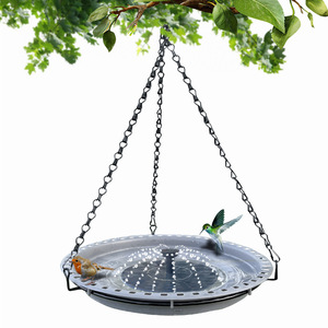 Fontaine solaire articulée pour bain d'oiseaux et mangeoire automatique pour oiseaux, en nylon imperméable, ornement de jardin extérieur - Product Image 1