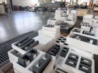 Núcleo de Ferrita EE Grande de Fábrica de Alta Calidad 185x77x81mm para Fuentes de Alimentación de Máquinas de Soldadura Industrial RoHS/REACH OEM