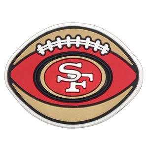 Décorations de chaussures en PVC personnalisées de style équipe de football américain, breloques de chaussures populaires, breloques de chaussures San Franciscoed 49ers nfl cROC - Product Image 4
