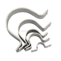 Collier de serrage multi-usage en acier galvanisé en forme de U pour tuyaux et conduites