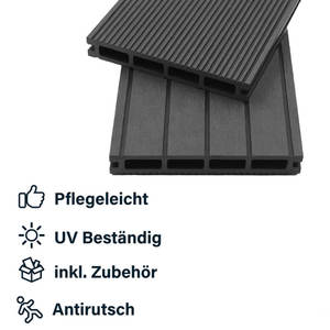 木目調屋外WPCフローリング複合デッキ防水ウッドプラスチック複合パネル（プール用） - Product Image 6