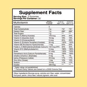Gummies immunitaires à la vitamine C et à la vitamine A, soutiennent la défense immunitaire, améliorent la protection antioxydante, complément alimentaire quotidien - Product Image 2