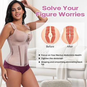 Cinturón adelgazante para mujer, entrenador de cintura, corsé deshuesado de acero, faja moldeadora de cuerpo con reloj de arena, faja colombiana posparto - Product Image 4