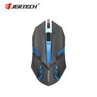 Souris d'ordinateur rétroéclairée optique JERTECH M200 OEM avec câble, logo personnalisé, souris filaire pour PC, ordinateur portable, bureau à domicile, jeu