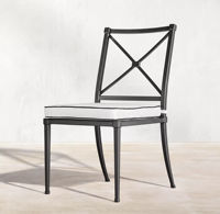 Ensemble de table et chaises de salle à manger en alliage d'aluminium Hangkai, imperméable et résistant au soleil, pour cour, hôtel, villa, patio
