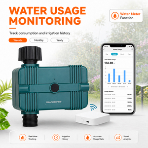 Temporizador de Riego para Jardín TUYA ZIGBEE, Aspersor Inteligente, Controlador de Riego por Goteo, Medidor de Flujo de Agua Integrado - Product Image 3