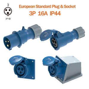 IEC Cee nhà máy kripal 4P 5P 16A công nghiệp ổ cắm IP44 điện kết nối ổ cắm 220V nữ công nghiệp cắm ổ cắm 3P - Product Image 4