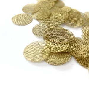 חם kang shuo <span class=keywords><strong>304ss</strong></span> פליז סיגריה מסנן דיסק 15/19 מ "מ קוטר להתאמה אישית מסך צינור עישון (מדגם חינם) - Product Image 3