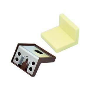 Shengyuan Plastic Large <b>Hanging</b> <b>Bracket</b> White Black Brown Beige Dark Gray Durable Right Angle Cabinet Wall Mount Support - Product Image 4