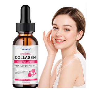 Gotas de Colágeno Liposomal de Grado Alimenticio OEM ASAP, Suplementos para el Cuidado de la Piel, Blanqueamiento de la Piel, Vitamina C, L-glutatión, para Uso en Adultos - Product Image 1