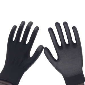 13G negro anti-estática de revestimiento de PU de protección laboral guantes - Product Image 2