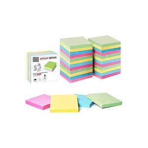 Sticking Power Poptimistic Bright Colors Paper Super <b>Sticky</b> <b>Notes</b> Memo Pads with Custom Logo - Product Image 1