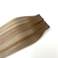 Cheveux chinois de luxe pour extensions capillaires, super double drawn, blonds, trame simple, cheveux vierges de qualité salon