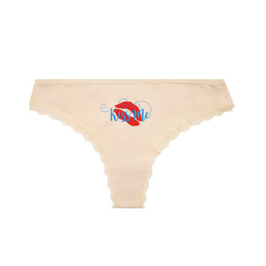 Morcoda En gros Culottes de bikini en coton couleur unie pour femme, style sexy taille basse, <span class=keywords><strong>string</strong></span> XL, avec dentelle et motifs variés, grandes tailles, couleurs assorties, bonne qualité - Product Image 3