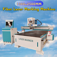 Chine 1325 CNC grande surface de marque miroir en verre acrylique machines de marquage Led miroir Laser sablage Machine