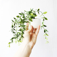 Prix le plus bas, aimants pour réfrigérateur en forme de plantes succulentes, bouton aimanté, plante en pot simulée, autocollant pour réfrigérateur, décoration de la maison