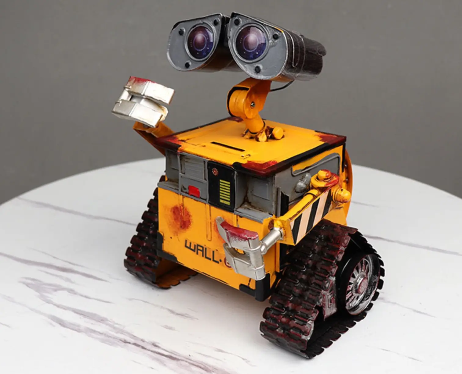 Tùy Chỉnh Kích Thước Thực Máy Dò Kim Loại WALL-E Robot Mô Hình Cổ Điển Trang Trí Nội Thất Robot