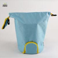 Distributeur de nourriture pour animaux de compagnie écologique 3L en tissu Oxford, sac de rangement hermétique pour friandises de chien/chat, mangeoire de voyage portable avec fermeture