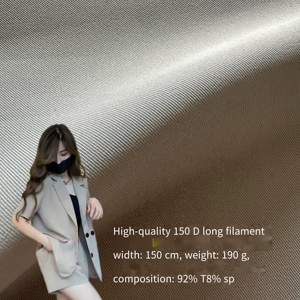 Sợi <span class=keywords><strong>Polyester</strong></span> 150D - Vải may áo sơ mi, áo khoác, quần thường, vải may vest nam nữ thời trang - Có sẵn trong kho - Product Image 1