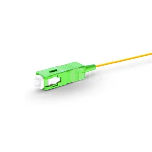 Pigtail SC de fibra óptica, 0,9mm, APC apC C/LSiber Iber igtail 1 metro