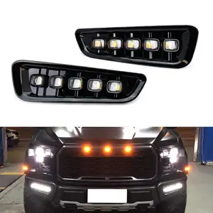 2020 F150 SVT 랩터 안개등 범퍼 라이트 LED DRL 주간 러닝 라이트 안개 램프 포드 F150 랩터 SVT 2016 2017 18