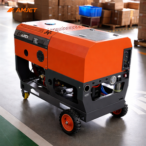 Machine de nettoyage industrielle AMJET G5 500 bar 22 LPM pour la restauration des surfaces en béton, la préparation de l'acier et les travaux de nettoyage intensifs - Product Image 2